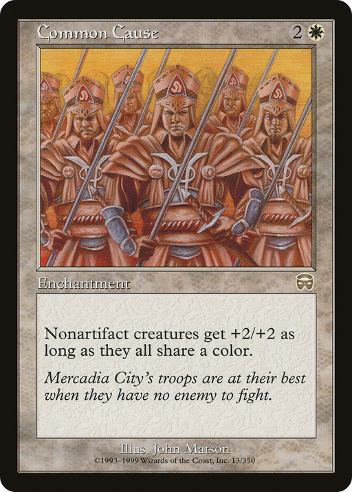 Common Cause (MMQ-013) [Mercadian Masques] MTG Single Wizards of the Coast