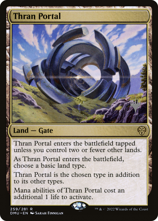 Thran Portal (PPDMU-259) [Dominaria United Promos] Foil MTG Single Wizards of the Coast