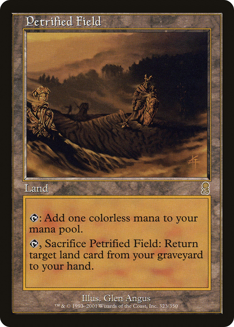 Petrified Field (ODY-323) [Odyssey] Foil MTG Single Wizards of the Coast