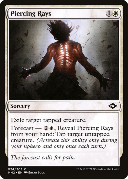 Piercing Rays (MH2-024) [Modern Horizons 2] MTG Single Modern Horizons 2
