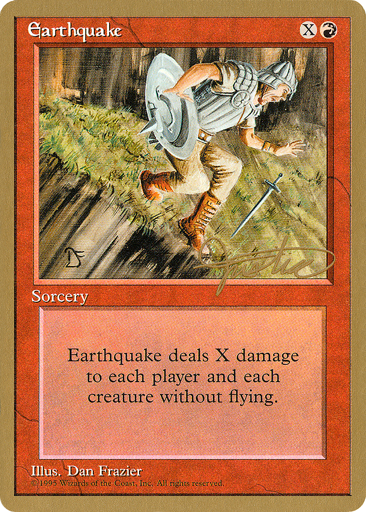 Earthquake (WCD-MJ189) [Misc] Pro Tour Collector Set MTG Single Wizards of the Coast