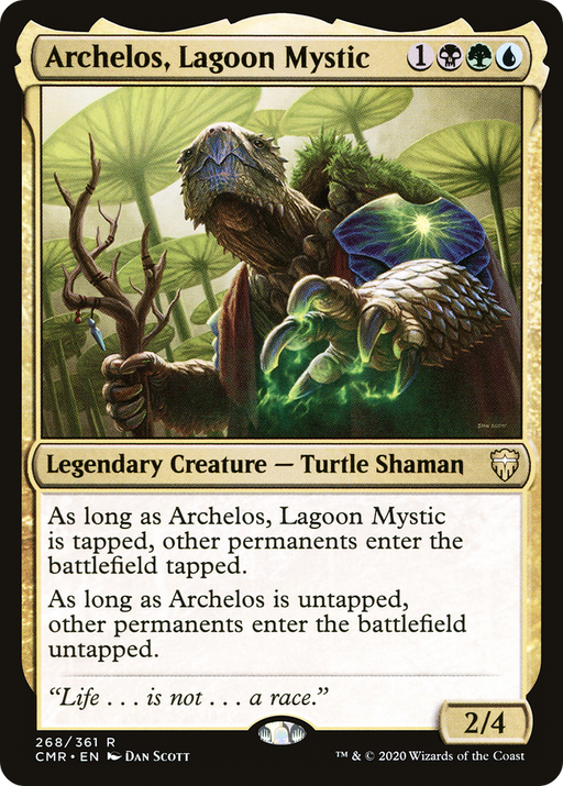 Archelos, Lagoon Mystic (CMR-268) [Commander Legends] MTG Single Wizards of the Coast