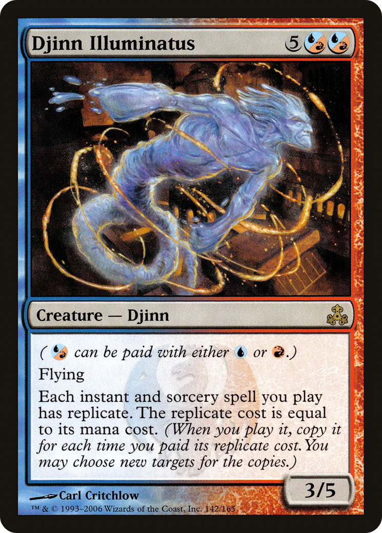 Djinn Illuminatus (GPT-142) [Guildpact] Foil MTG Single Wizards of the Coast