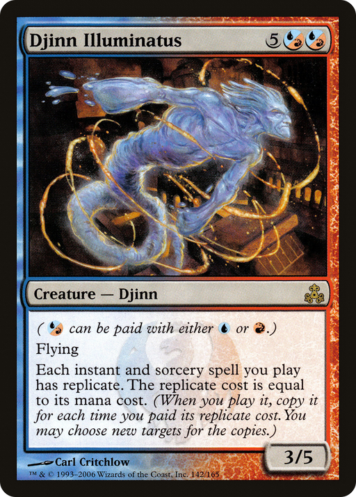 Djinn Illuminatus (GPT-142) [Guildpact] MTG Single Wizards of the Coast