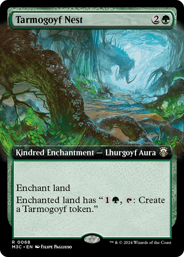 Tarmogoyf Nest (M3C-068) [Modern Horizons 3 Commander] (Extended Art) MTG Single Wizards of the Coast