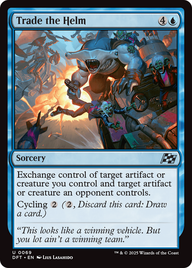 Trade the Helm (DFT-069) [Aetherdrift] MTG Single Wizards of the Coast