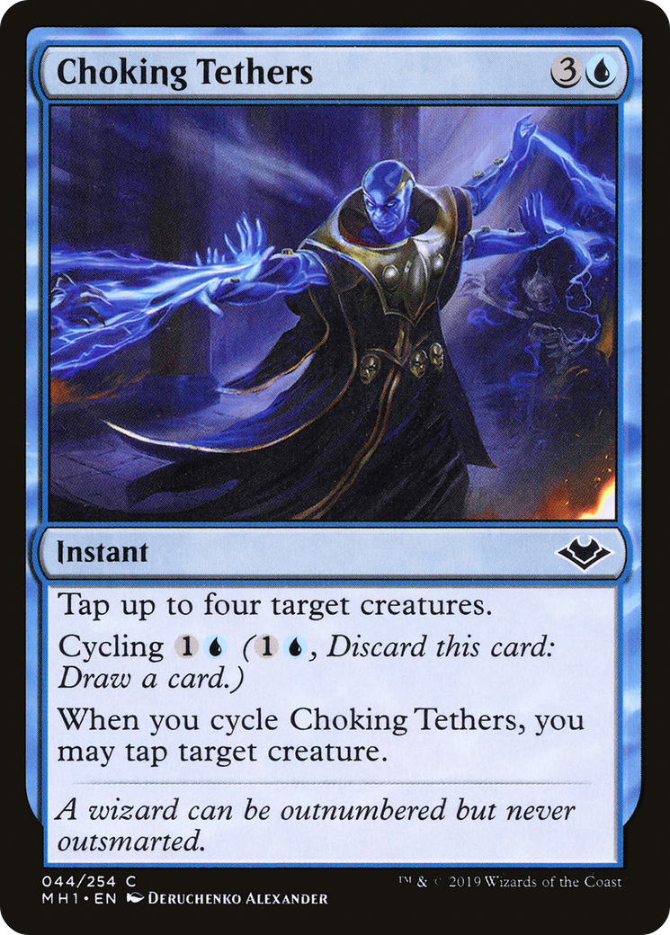 Choking Tethers (MH1-044) [Modern Horizons] MTG Single Wizards of the Coast
