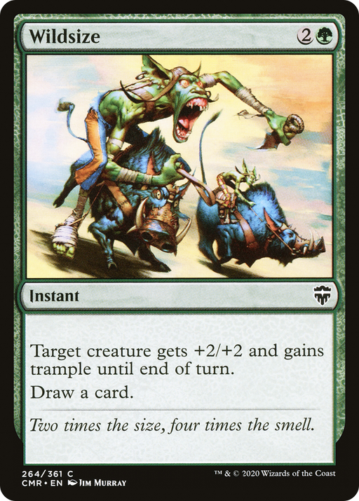 Wildsize (CMR-264) [Commander Legends] MTG Single Wizards of the Coast