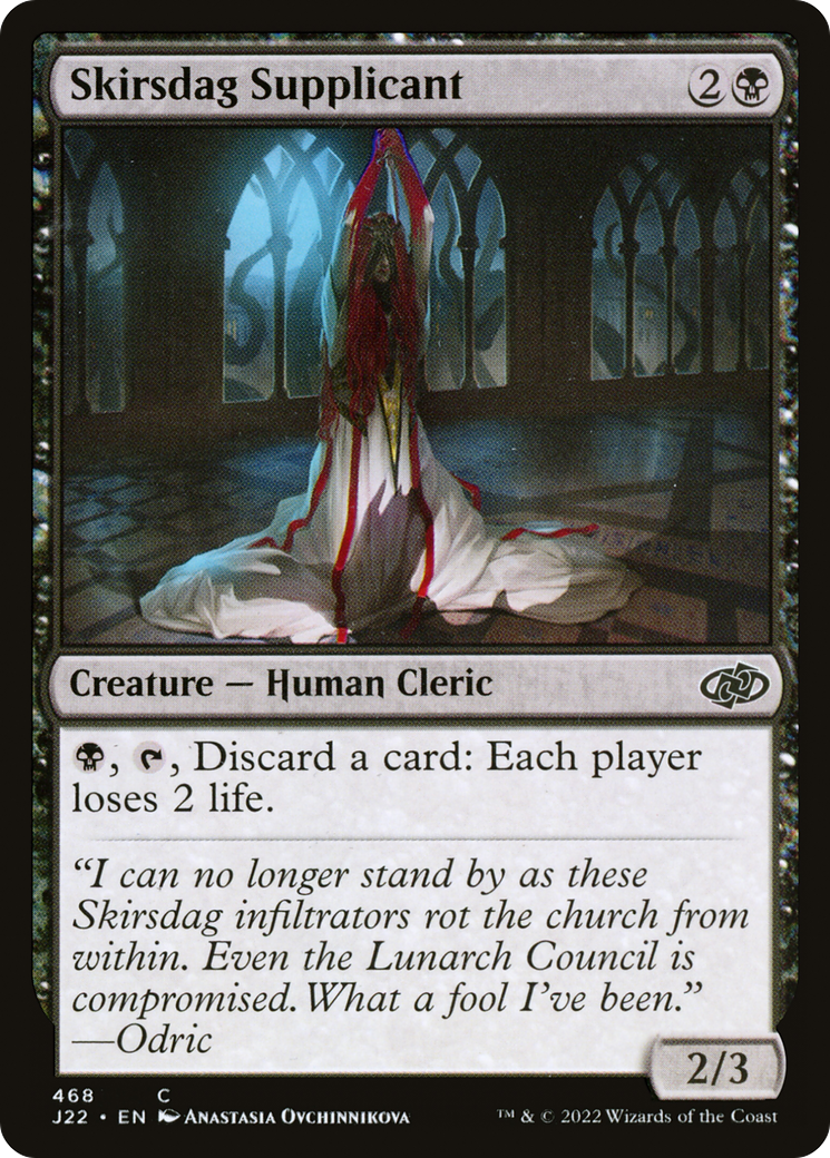 Skirsdag Supplicant (J22-468) [Jumpstart 2022] MTG Single Wizards of the Coast
