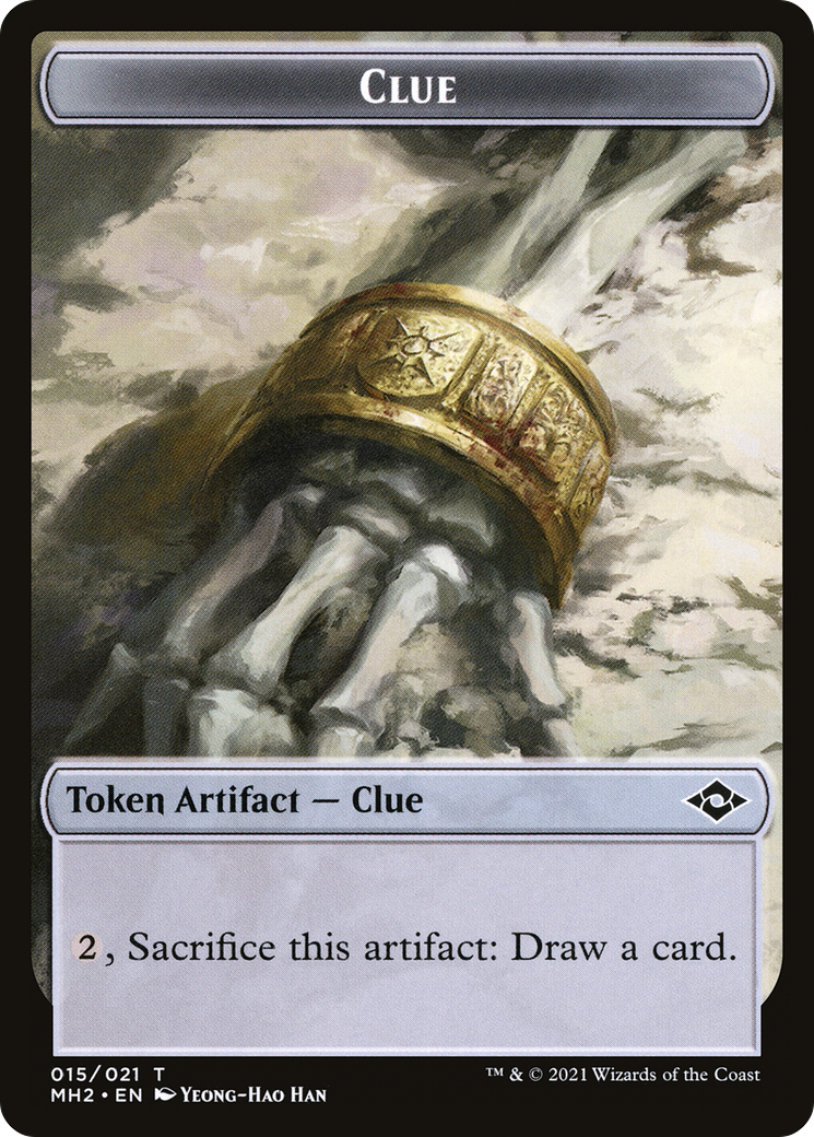 Clue (TMH2-015) [Tokens] Modern Horizons 2 Tokens Foil MTG Single Wizards of the Coast