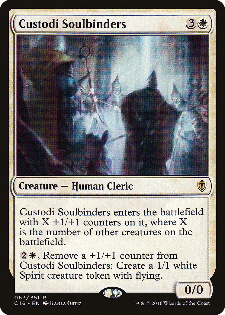 Custodi Soulbinders (C16-063) [Commander 2016] MTG Single Wizards of the Coast