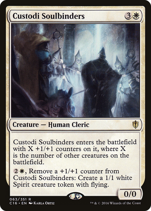 Custodi Soulbinders (C16-063) [Commander 2016] MTG Single Wizards of the Coast