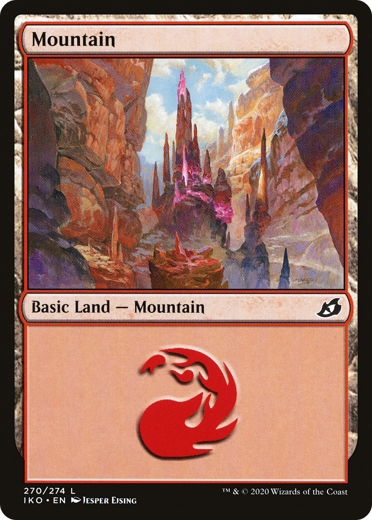 Mountain (IKO-270) [Ikoria: Lair of Behemoths] MTG Single Wizards of the Coast