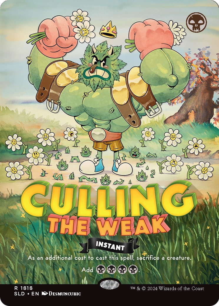 Culling the Weak (SLD-1818) [Secret Lair Drop] (Borderless) MTG Single Wizards of the Coast