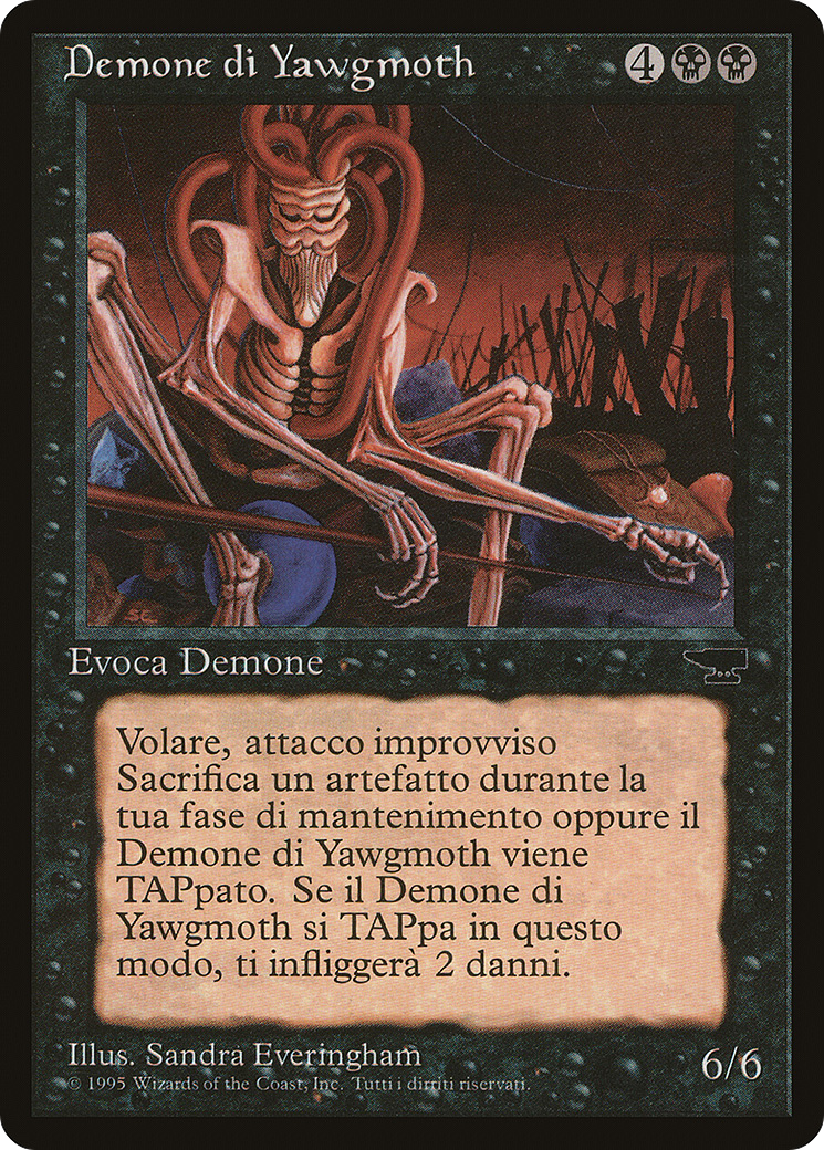 Yawgmoth Demon (REN-061) [Misc] Rinascimento MTG Single Wizards of the Coast