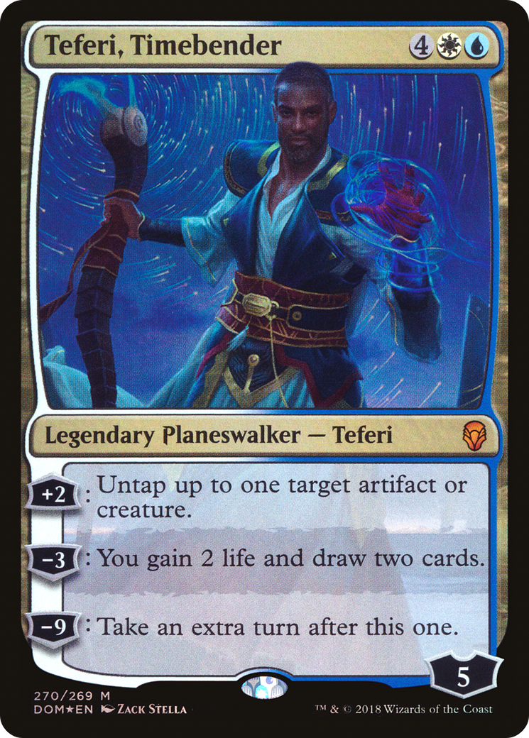 Teferi, Timebender (DOM-270) [Dominaria] Foil MTG Single Wizards of the Coast