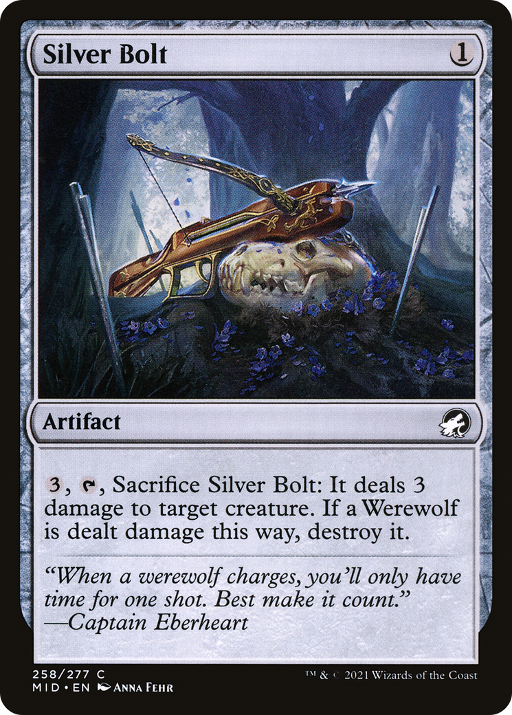 Silver Bolt (MID-258) [Innistrad: Midnight Hunt] Foil MTG Single Wizards of the Coast