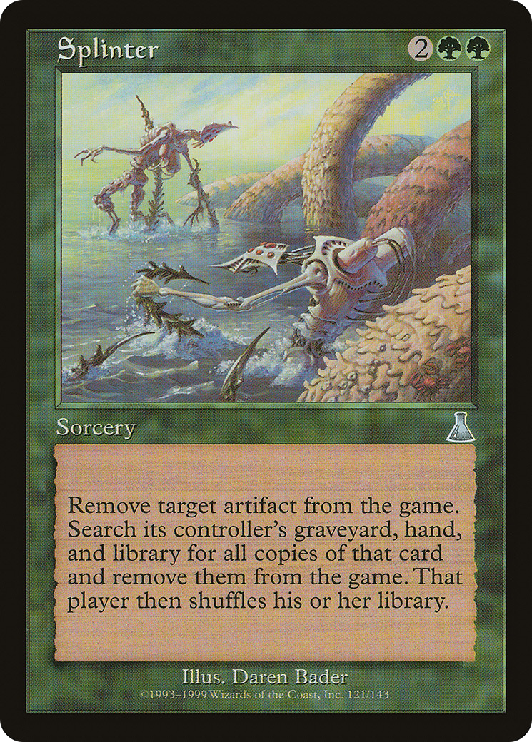 Splinter (UDS-121) [Urza's Destiny] Foil MTG Single Wizards of the Coast