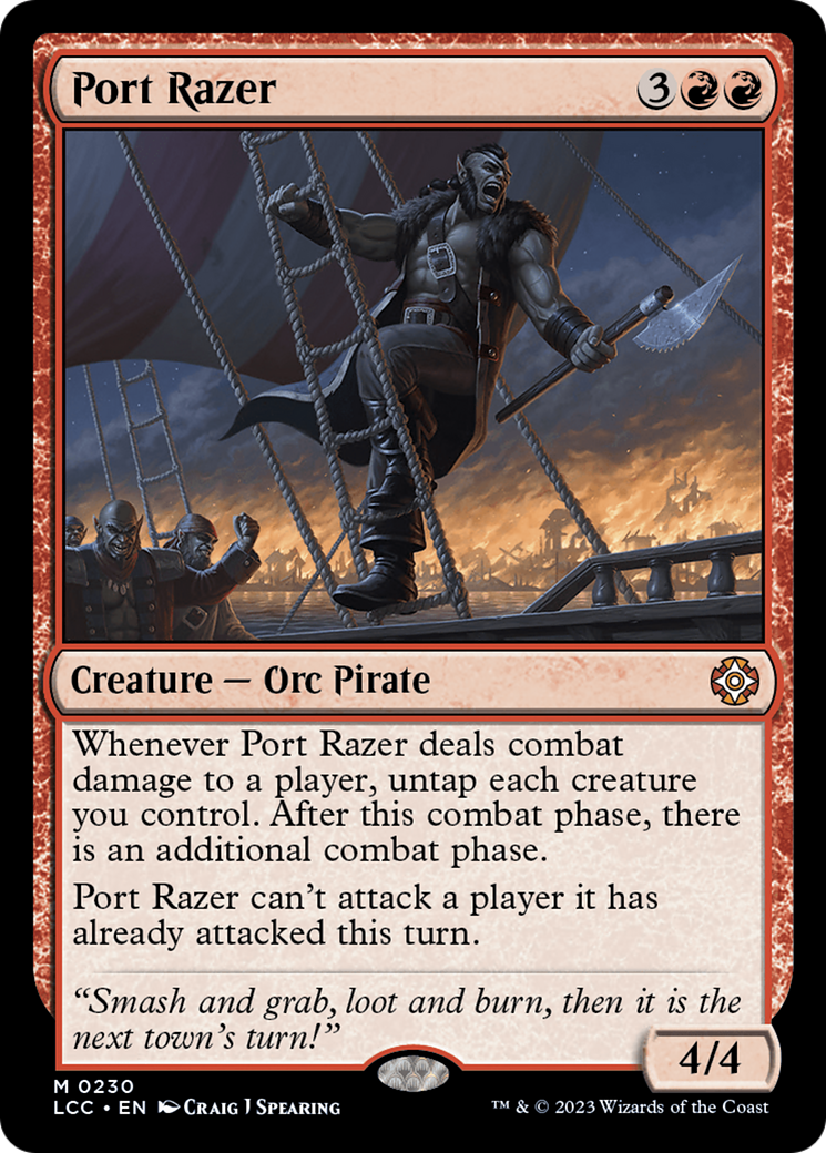 Port Razer (LCC-230) [The Lost Caverns of Ixalan Commander] MTG Single Wizards of the Coast