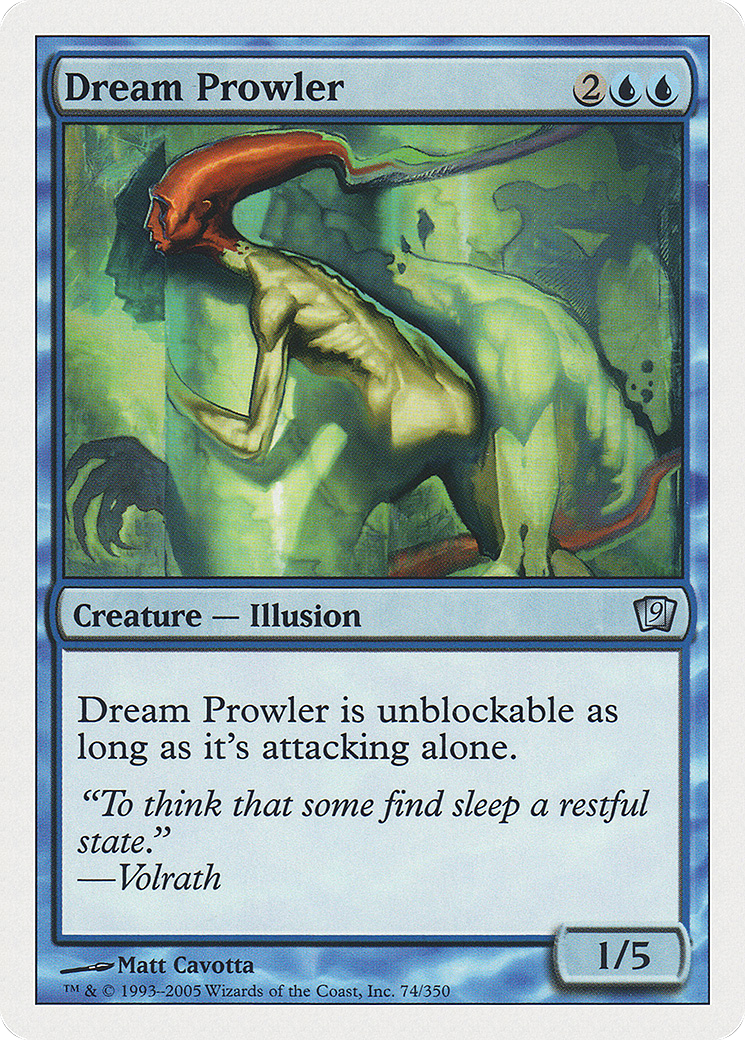 Dream Prowler (9ED-074) [9th Edition] MTG Single Wizards of the Coast