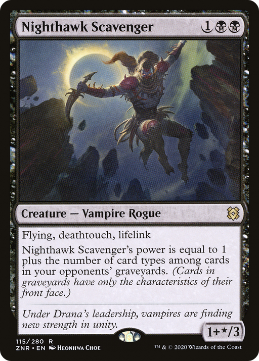 Nighthawk Scavenger (ZNR-115) [Zendikar Rising] MTG Single Wizards of the Coast