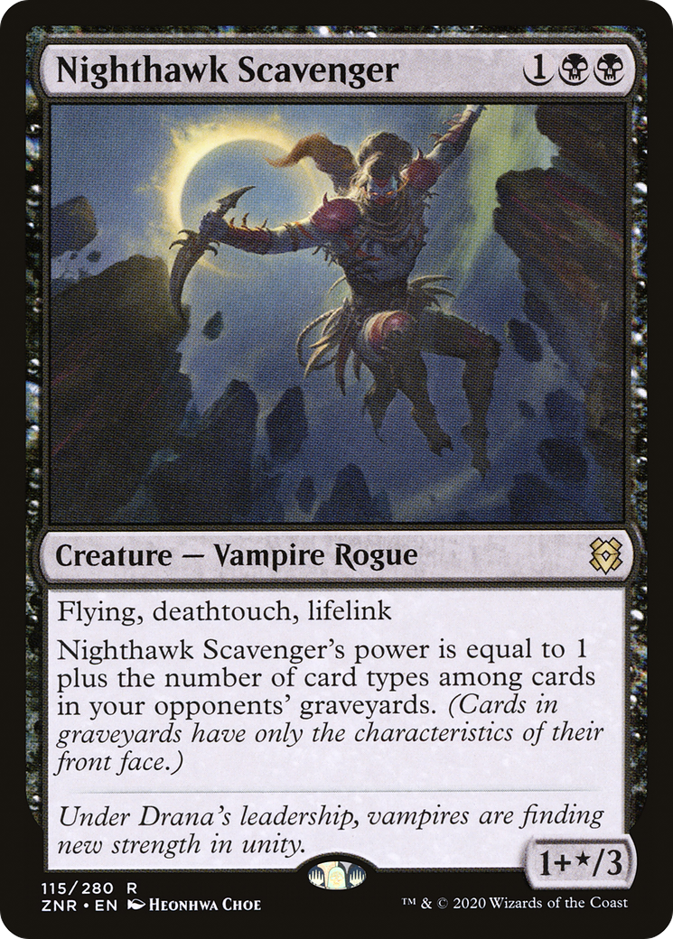Nighthawk Scavenger (ZNR-115) [Zendikar Rising] Foil MTG Single Wizards of the Coast