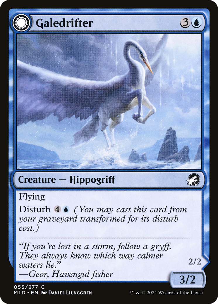 Galedrifter (MID-055) [Innistrad: Midnight Hunt] Foil MTG Single Wizards of the Coast