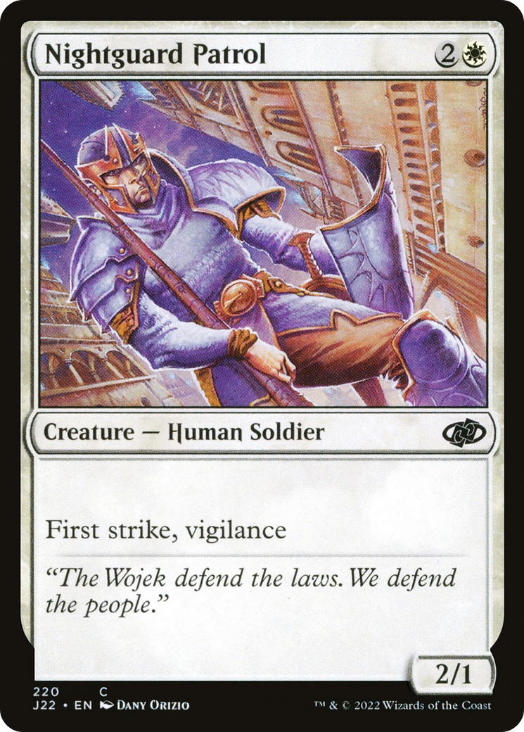 Nightguard Patrol (J22-220) [Jumpstart 2022] MTG Single Wizards of the Coast