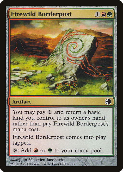 Firewild Borderpost (ARB-054) [Alara Reborn] MTG Single Wizards of the Coast