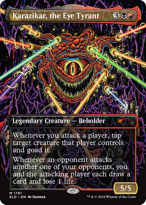 Karazikar, the Eye Tyrant (SLD-1791) [Secret Lair] Drop (Borderless) MTG Single Wizards of the Coast