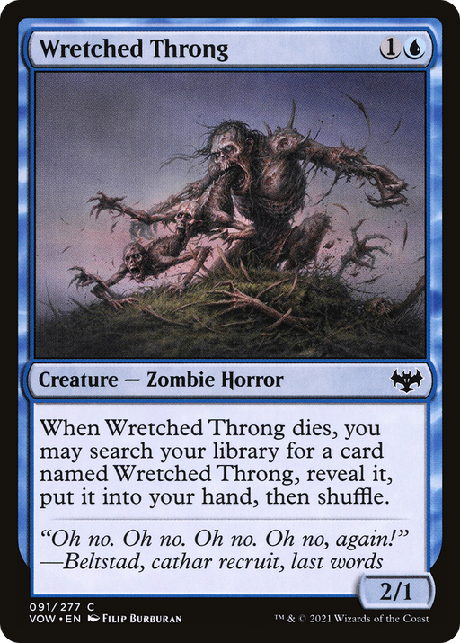 Wretched Throng (VOW-091) [Innistrad: Crimson Vow] MTG Single Wizards of the Coast