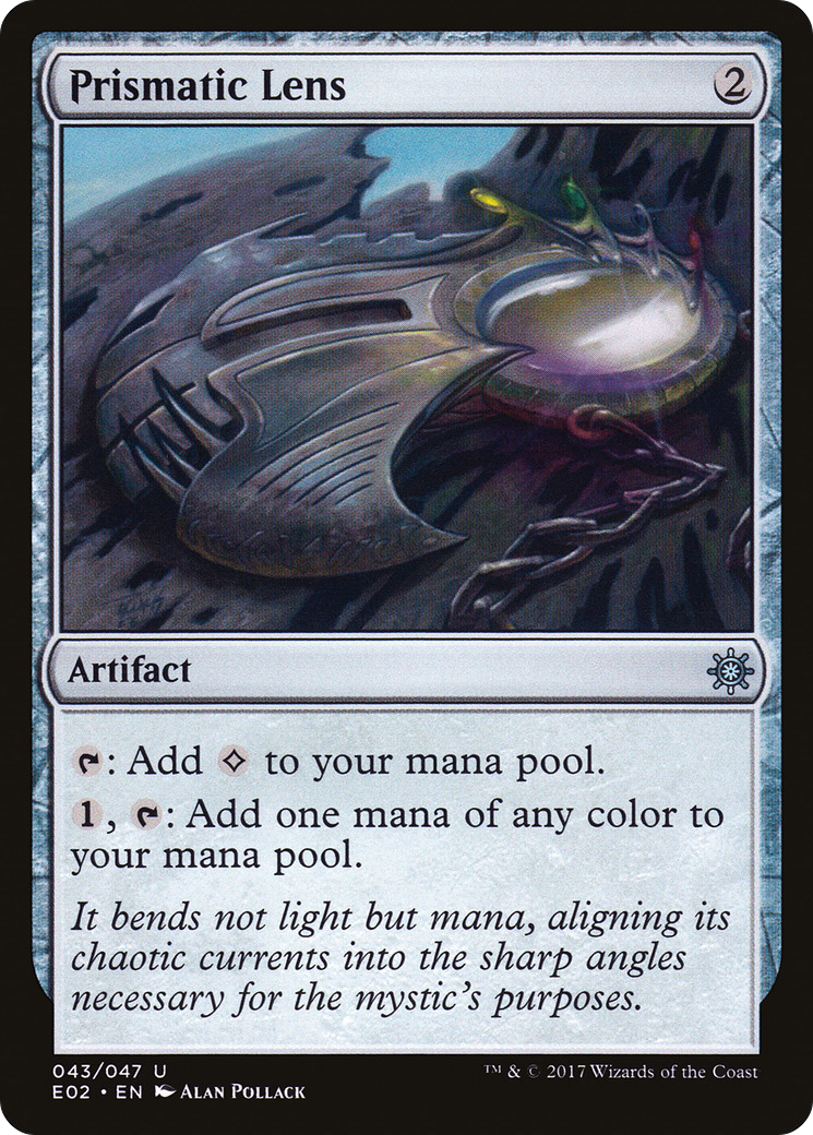 Prismatic Lens (E02-043) [Misc] Explorers of Ixalan MTG Single Wizards of the Coast