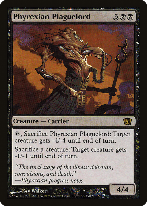 Phyrexian Plaguelord (8ED-153) [8th Edition] Foil MTG Single Wizards of the Coast