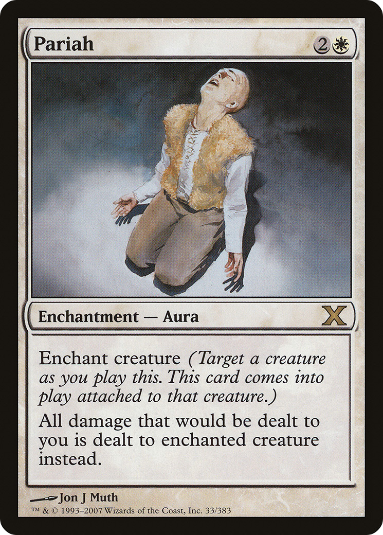 Pariah (10E-033) [Tenth Edition] MTG Single Wizards of the Coast