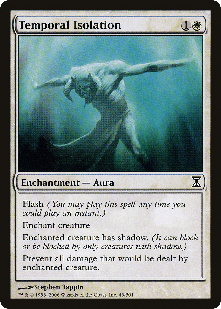 Temporal Isolation (TSP-043) [Time Spiral] Foil MTG Single Wizards of the Coast