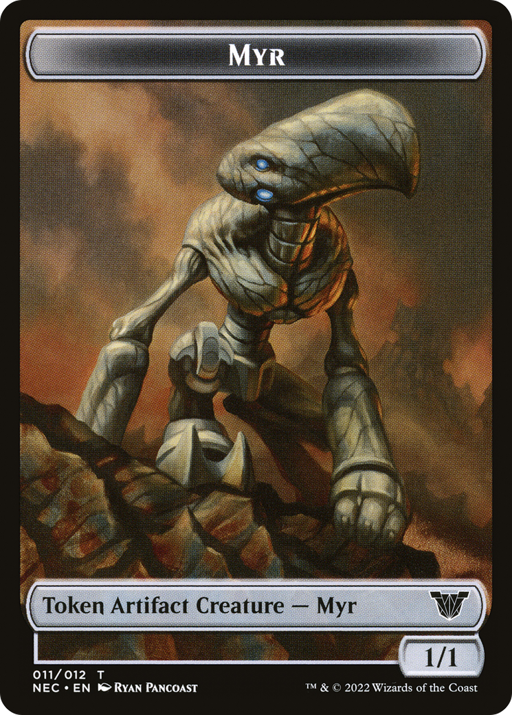 Myr (TNEC-011) [Tokens] Neon Dynasty Commander Tokens Foil MTG Single Wizards of the Coast