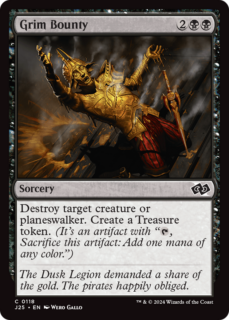 Grim Bounty (J25-118) [Foundations Jumpstart] MTG Single Wizards of the Coast