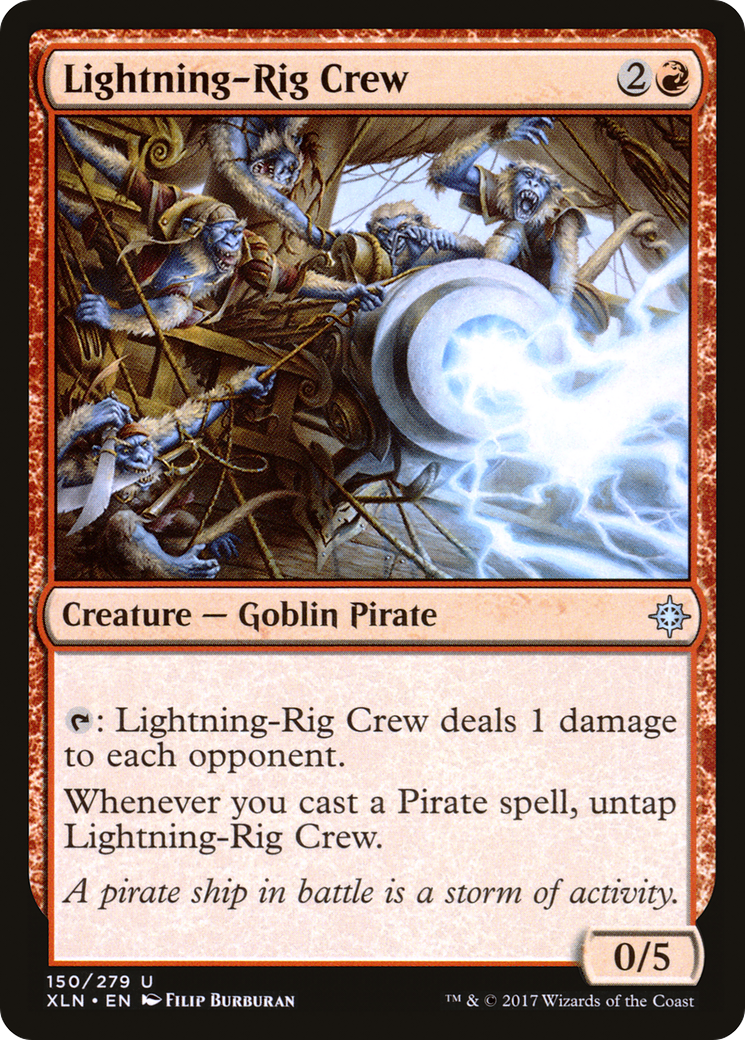 Lightning-Rig Crew (XLN-150) [Ixalan] Foil MTG Single Wizards of the Coast