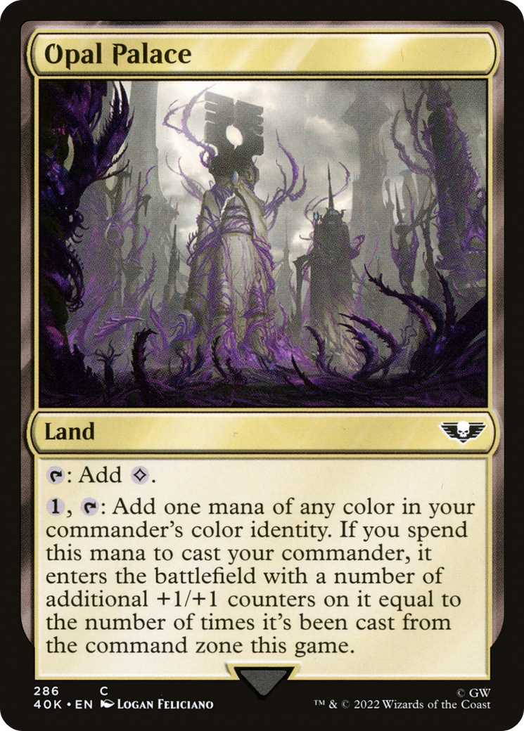 Opal Palace (40K-286) [Warhammer 40,000 Commander] MTG Single Wizards of the Coast