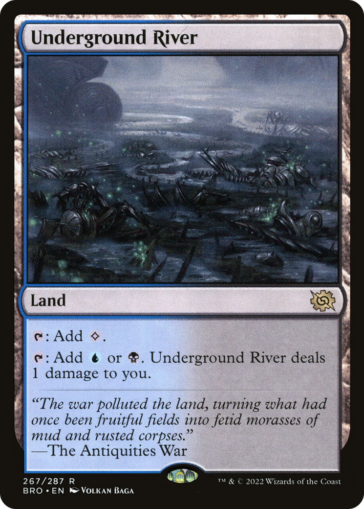 Underground River (BRO-267) [The Brothers' War] MTG Single Wizards of the Coast