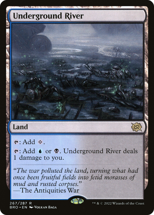 Underground River (BRO-267) [The Brothers' War] MTG Single Wizards of the Coast
