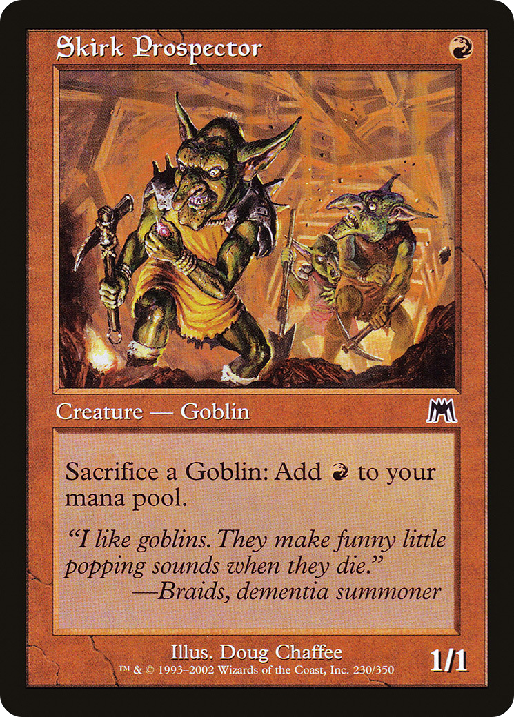 Skirk Prospector (ONS-230) [Onslaught] MTG Single Wizards of the Coast