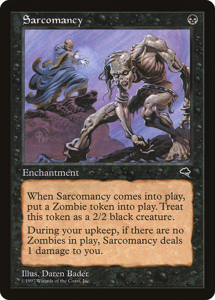 Sarcomancy (TMP-154) [Tempest] MTG Single Wizards of the Coast
