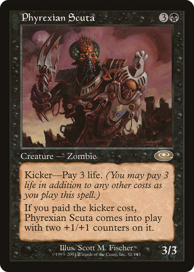 Phyrexian Scuta (PLS-051) [Planeshift] Foil MTG Single Wizards of the Coast