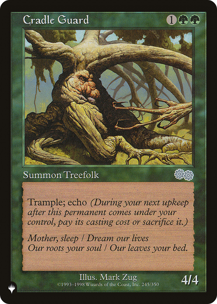 Cradle Guard (LIST-USG-245) [Mystery Booster] The List MTG Single Wizards of the Coast