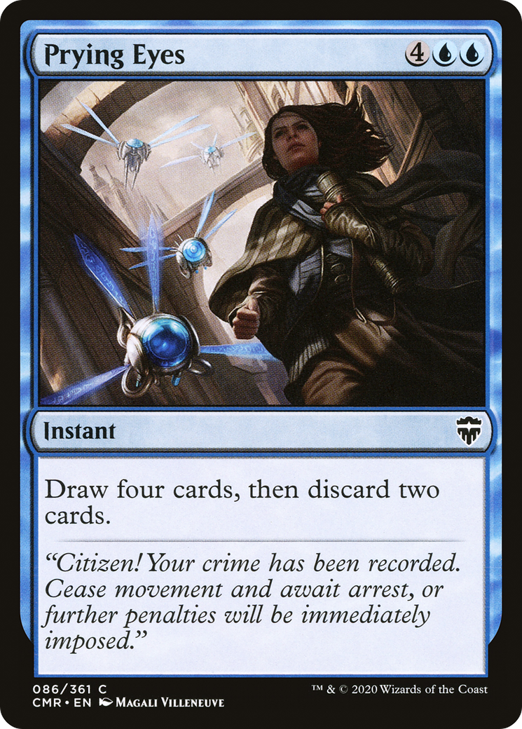 Prying Eyes (CMR-086) [Commander Legends] MTG Single Wizards of the Coast