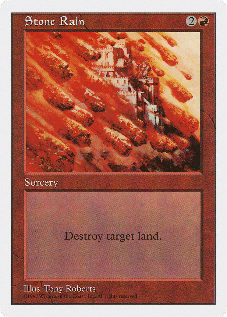 Stone Rain (5ED-270) [Fifth Edition] MTG Single Wizards of the Coast
