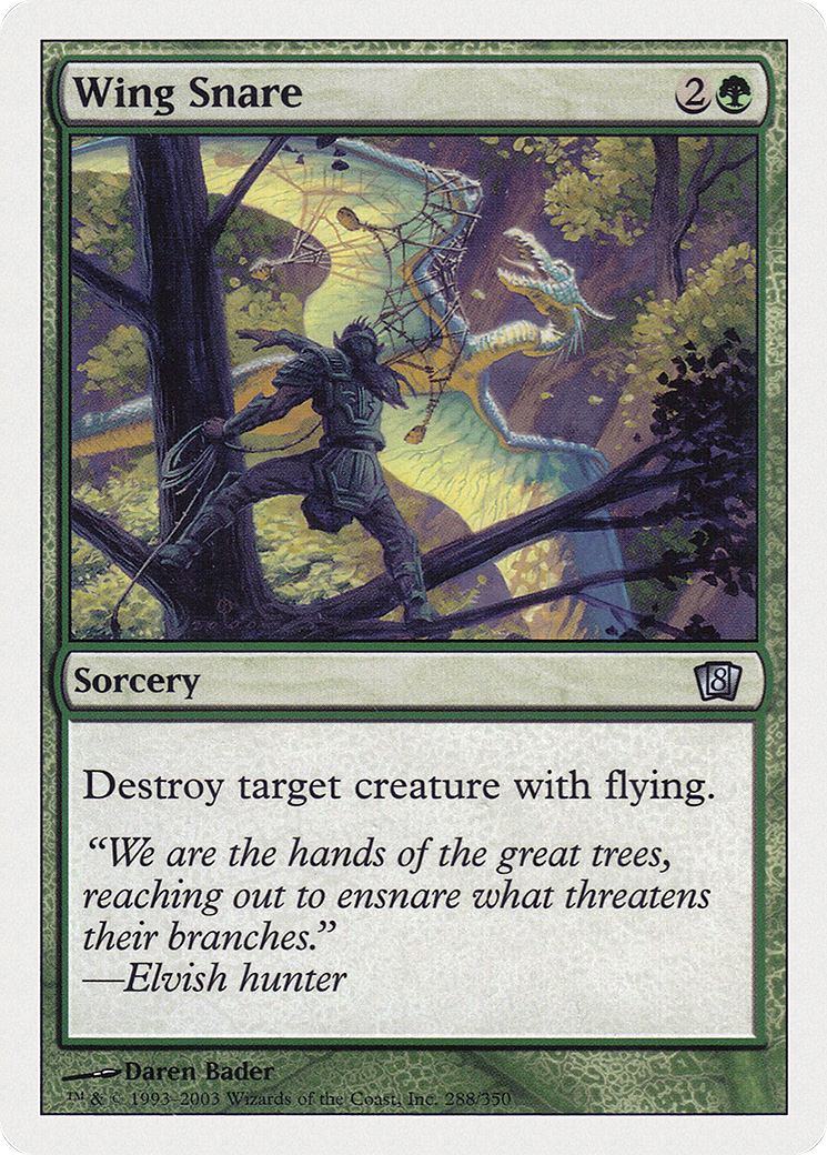 Wing Snare (8ED-288) [8th Edition] Foil MTG Single Wizards of the Coast