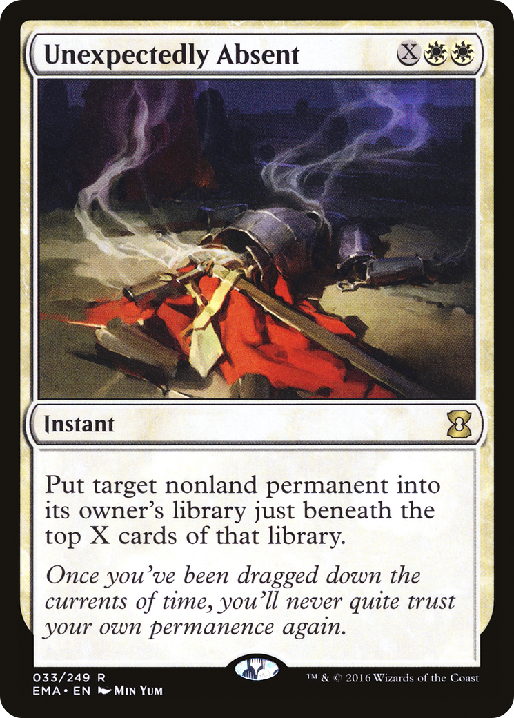 Unexpectedly Absent (EMA-033) [Eternal Masters] MTG Single Wizards of the Coast