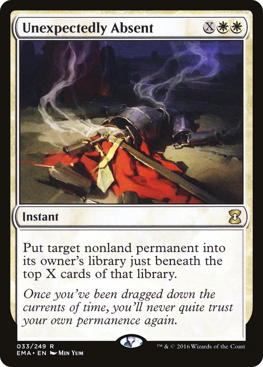 Unexpectedly Absent (EMA-033) [Eternal Masters] MTG Single Wizards of the Coast